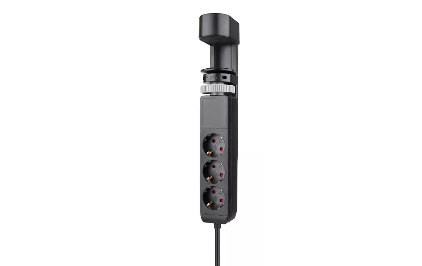 Neomounts VOLT Desk Clamp socket with Quick-charge USB Ports