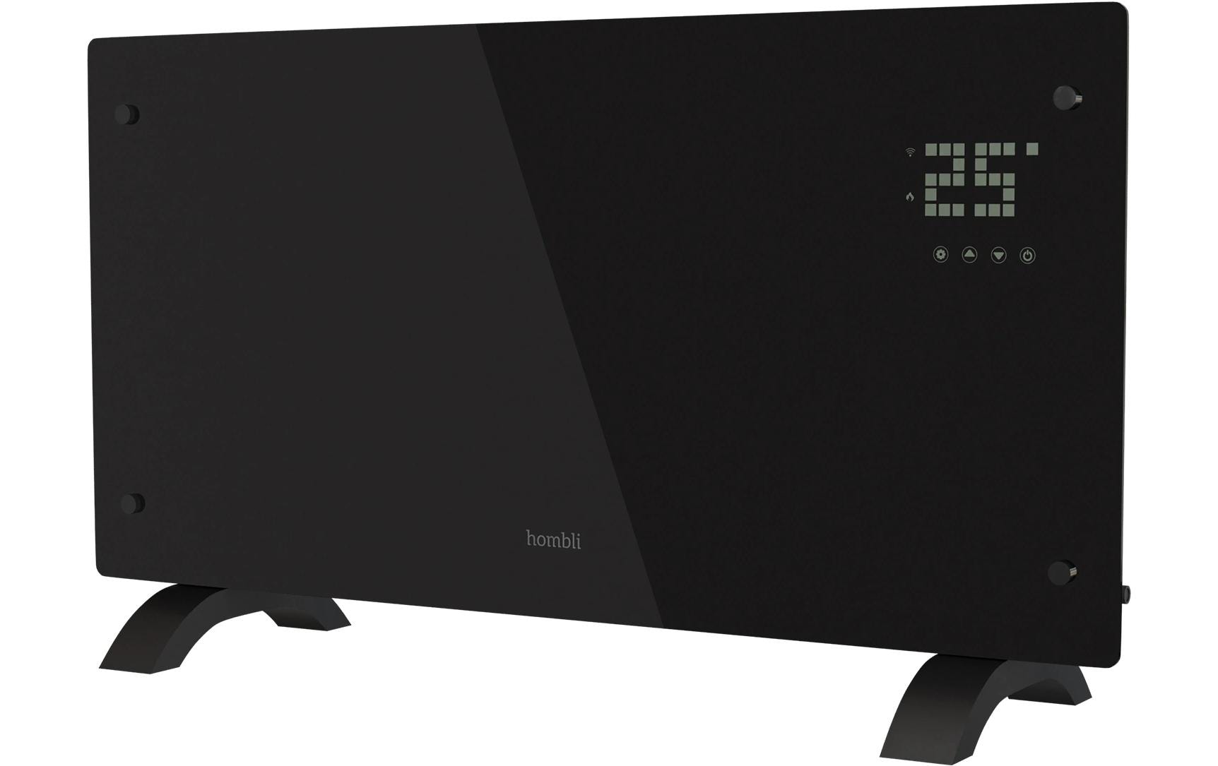 Hombli Smart Convection Heater 2000W Black Glass