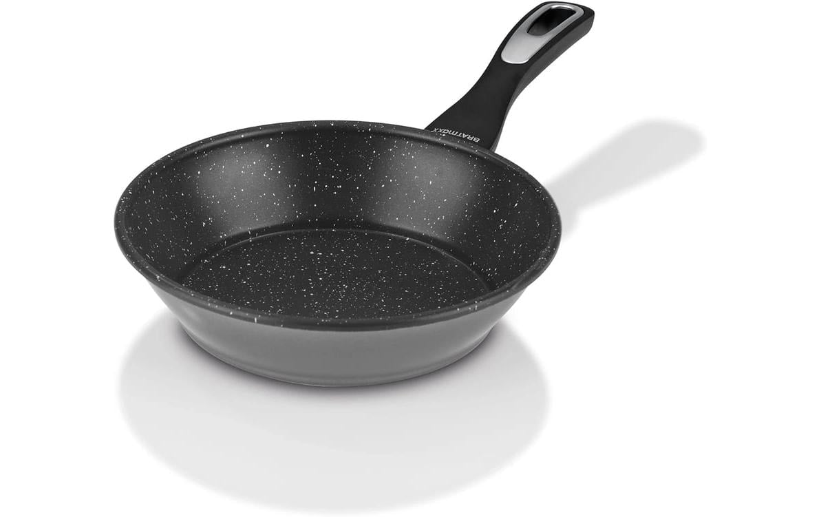 BRATmaxx Keramik Pfanne 20cm anthrazit 2-Fach Beschichtet Alle Herdarten Kratzfest