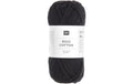 Rico Cotton, schwarz 50 g, 125 m, 100 % CO