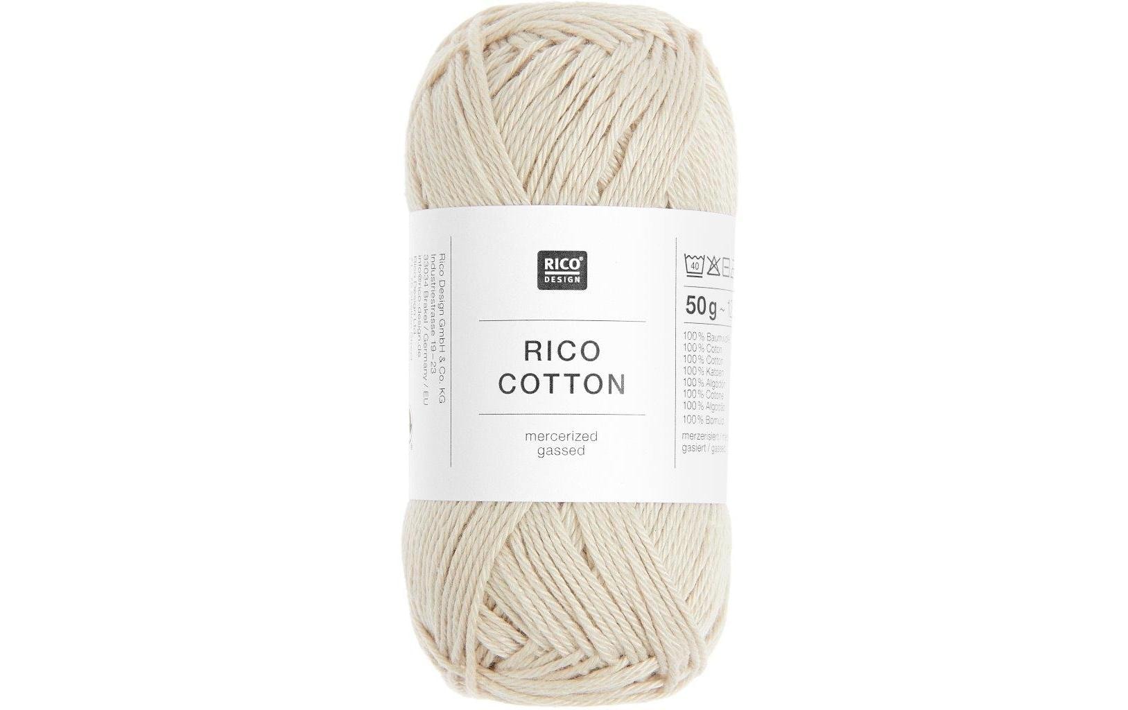 Rico Cotton, haferflocke 50 g, 125 m, 100 % CO