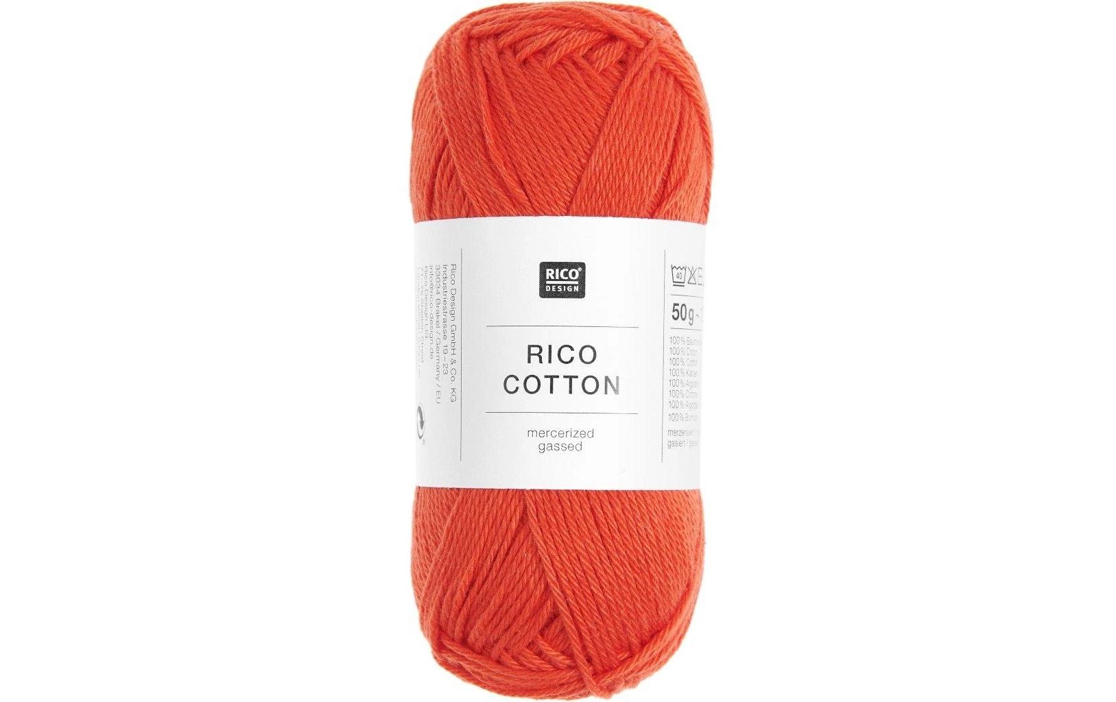 Rico Cotton, erdbeere 50 g, 125 m, 100 % CO
