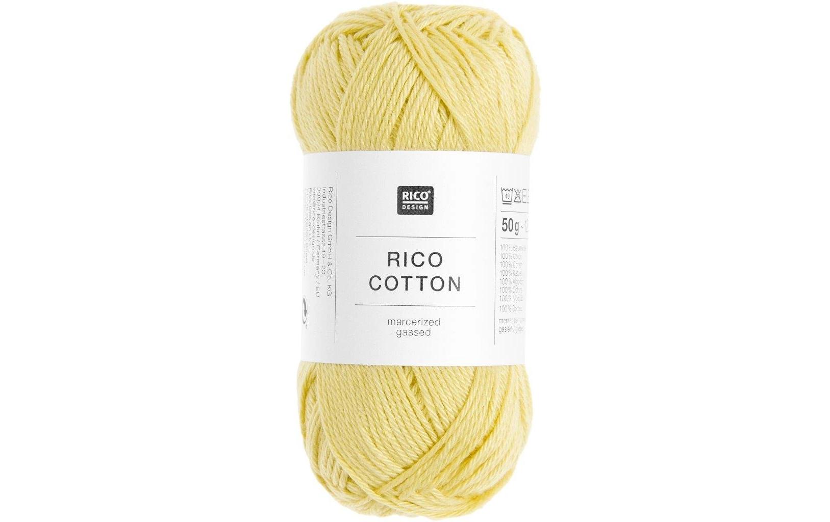 Rico Cotton, vanille 50 g, 125 m, 100 % CO