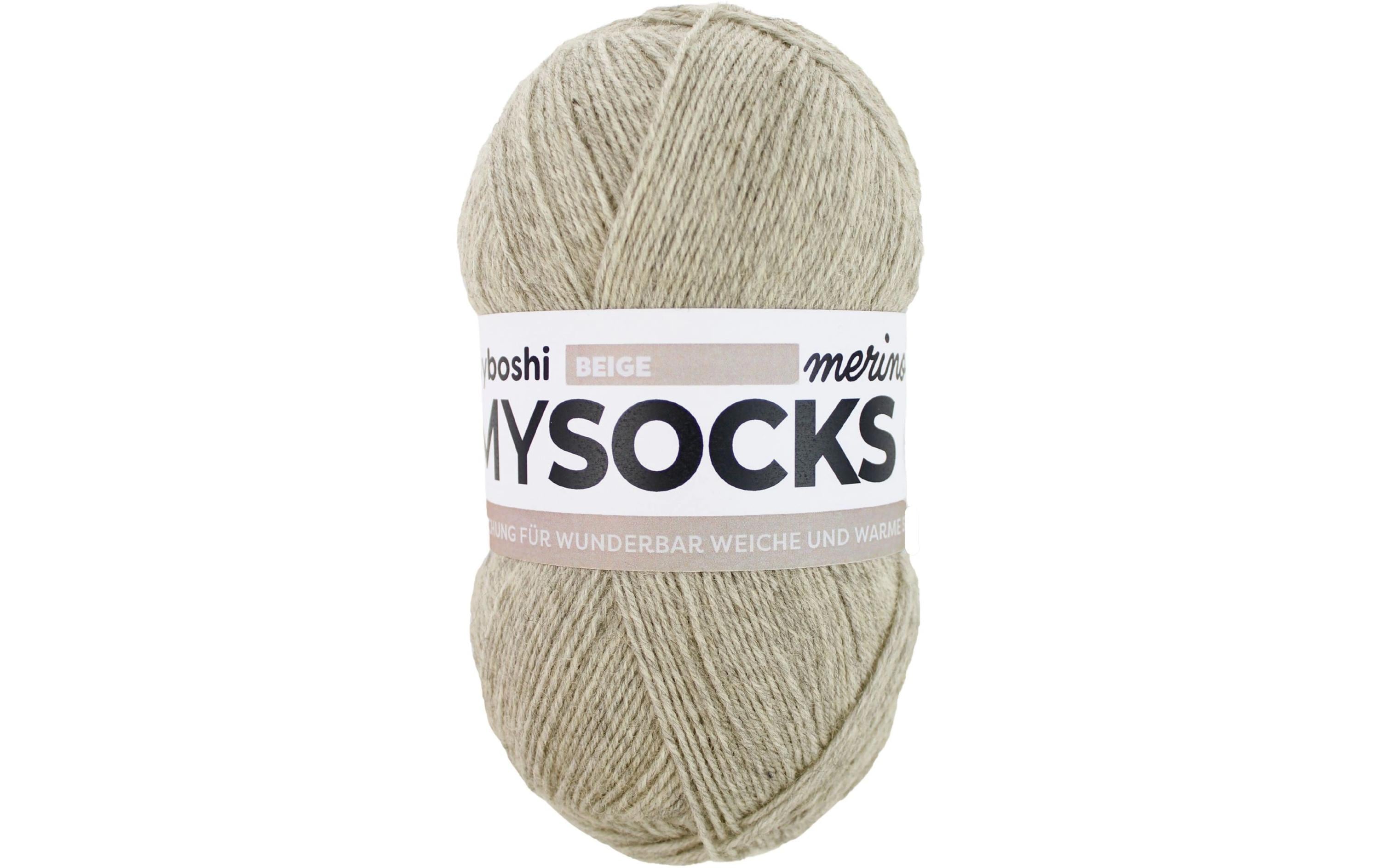 myboshi mysocks Merino melange Beige 75% wool, 25 % polyamide