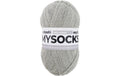 myboshi mysocks Merino melange Hellgrau 75% wool, 25 % polyamide