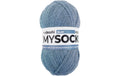 myboshi mysocks Merino Melange Blau 75% wool, 25 % polyamide