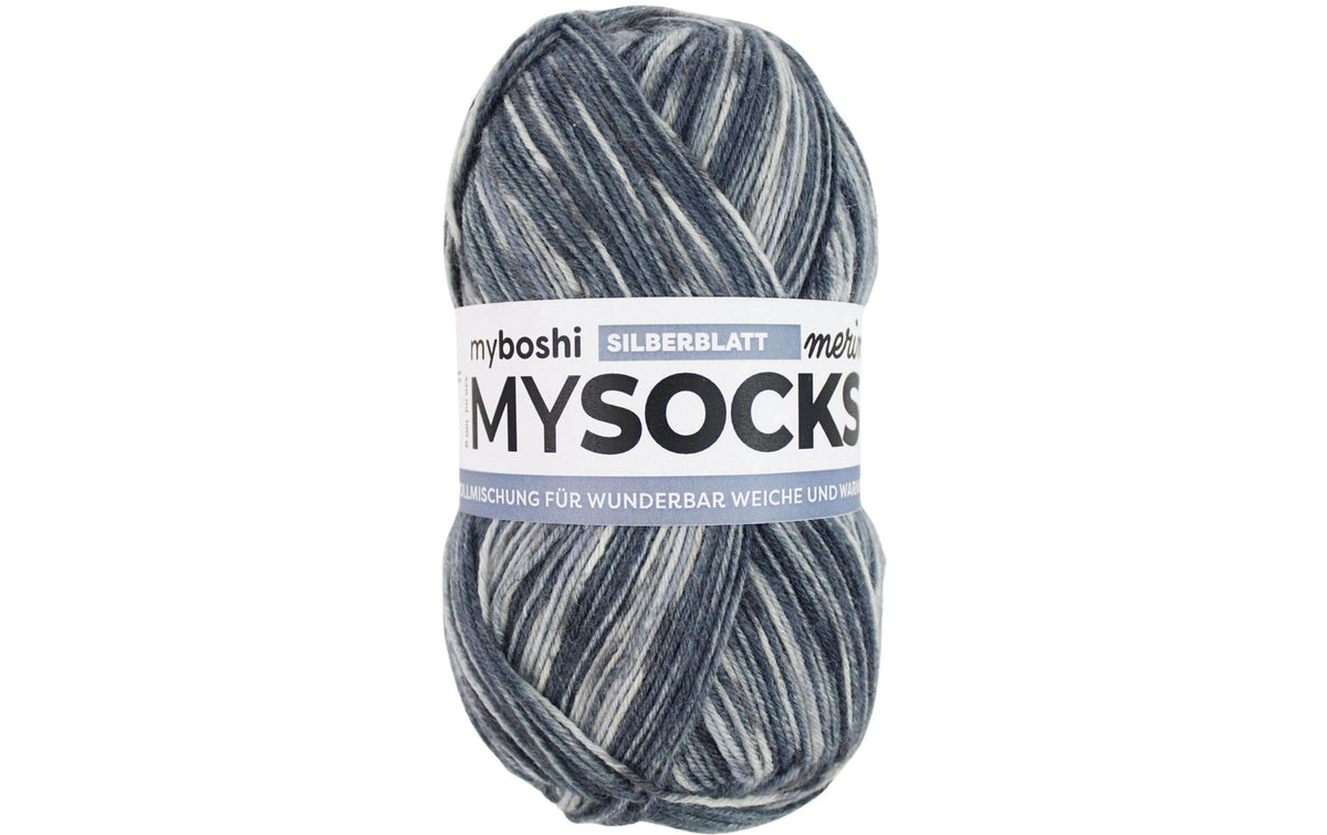 myboshi mysocks Merino Silberblatt 75% wool, 25 % polyamide