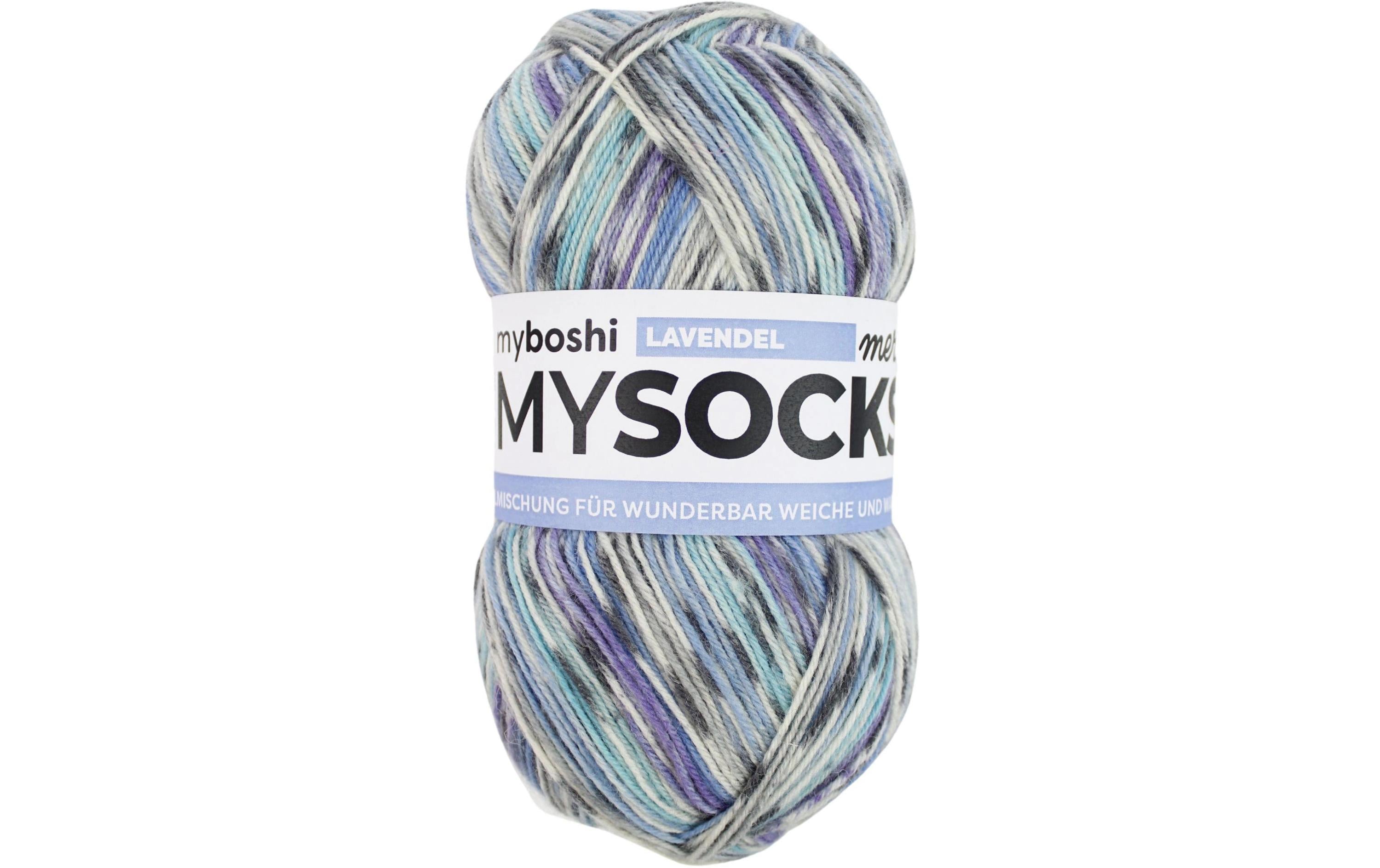myboshi mysocks Merino Lavendel 75% wool, 25 % polyamide