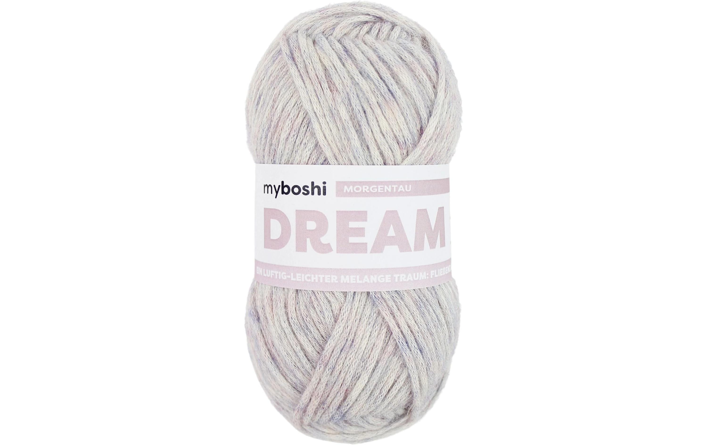 myboshi Wolle Dream hellrosa meliert 50 g, 95 m, 76% CO, 22% WP, 2% WO