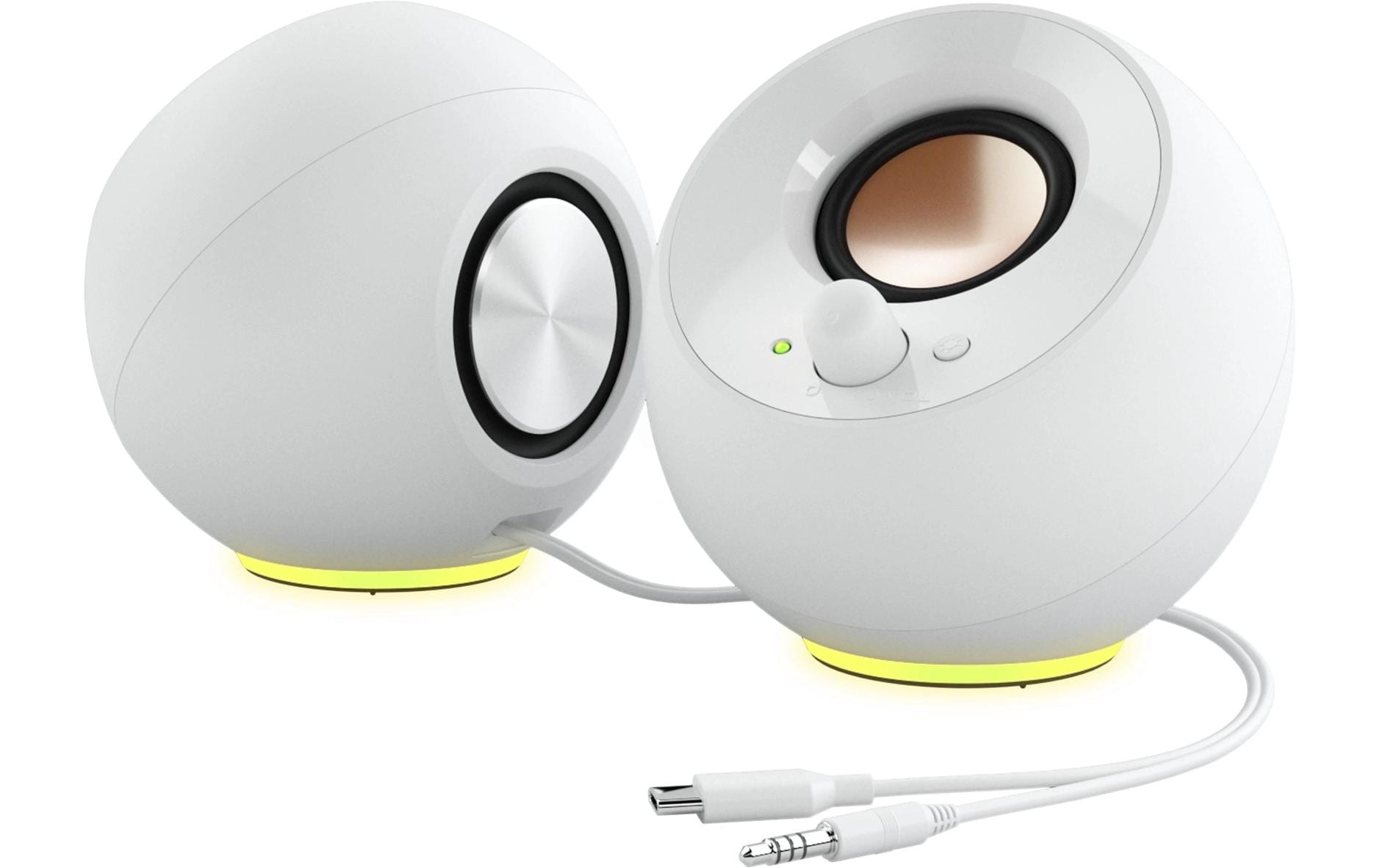 Creative Pebble SE RGB Stereo Lautsprecher weiss