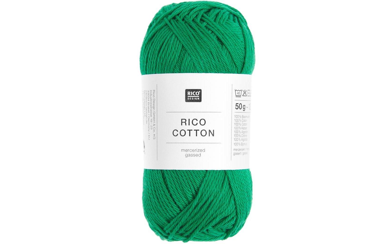 Rico Cotton, grün 50 g, 125 m, 100 % CO