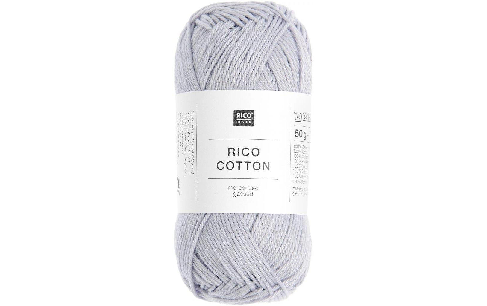 Rico Cotton, lavendel 50 g, 125 m, 100 % CO