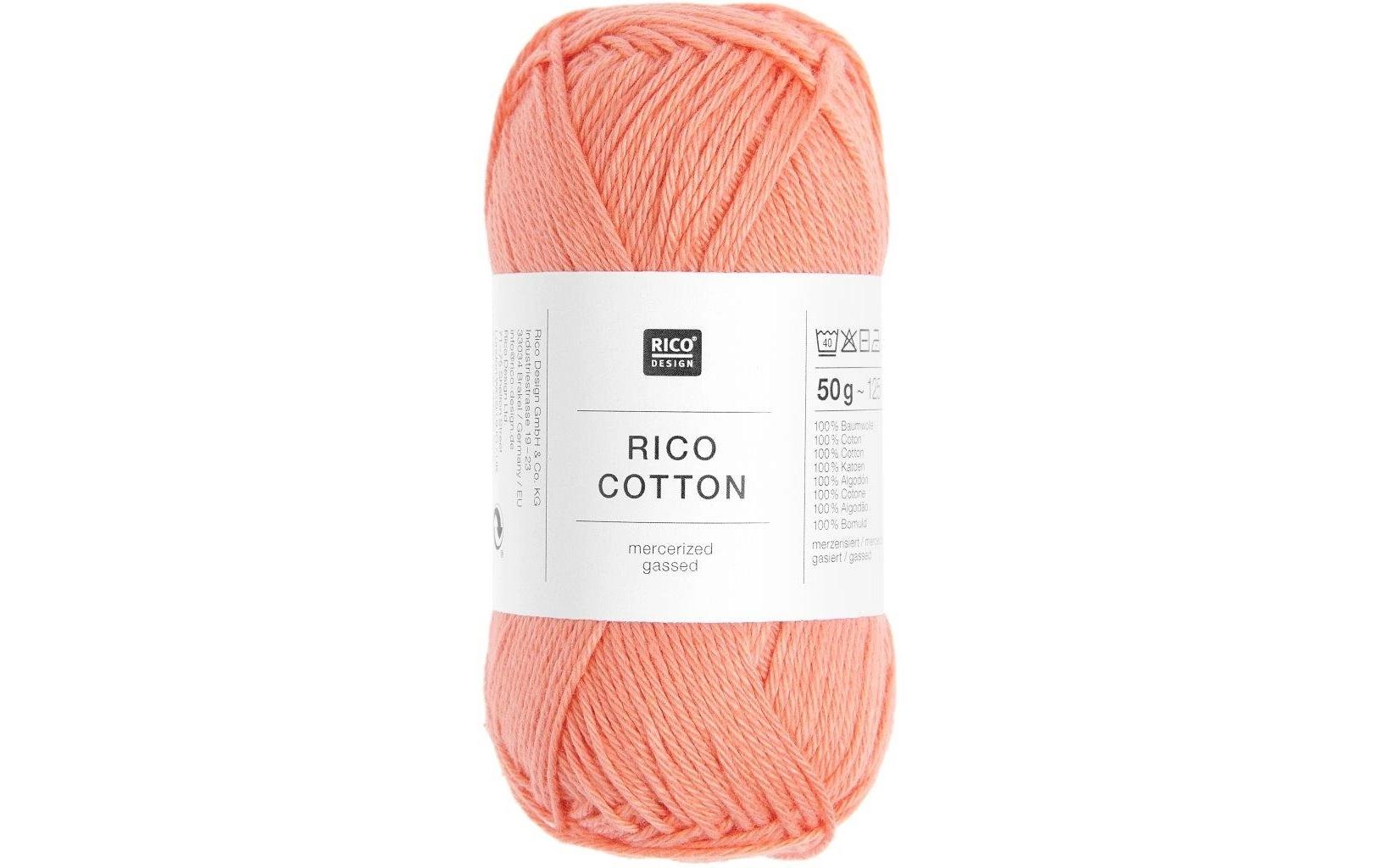 Rico Cotton, flamingo 50 g, 125 m, 100 % CO