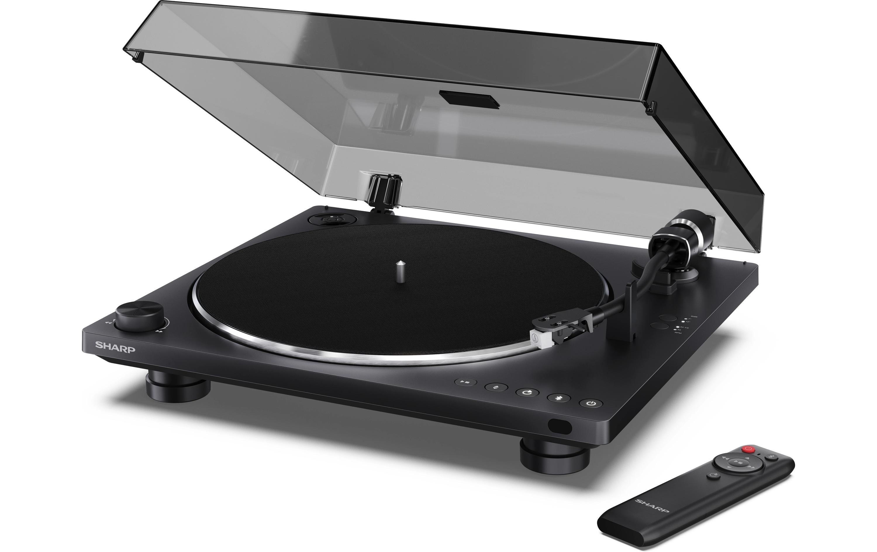 Auto.Plattenspieler, Black mit Bluetooth Ausgang