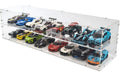 Acryl-Display XL 8x Speed Chamions Modelle (mit klarem Boden, Stabelbar)