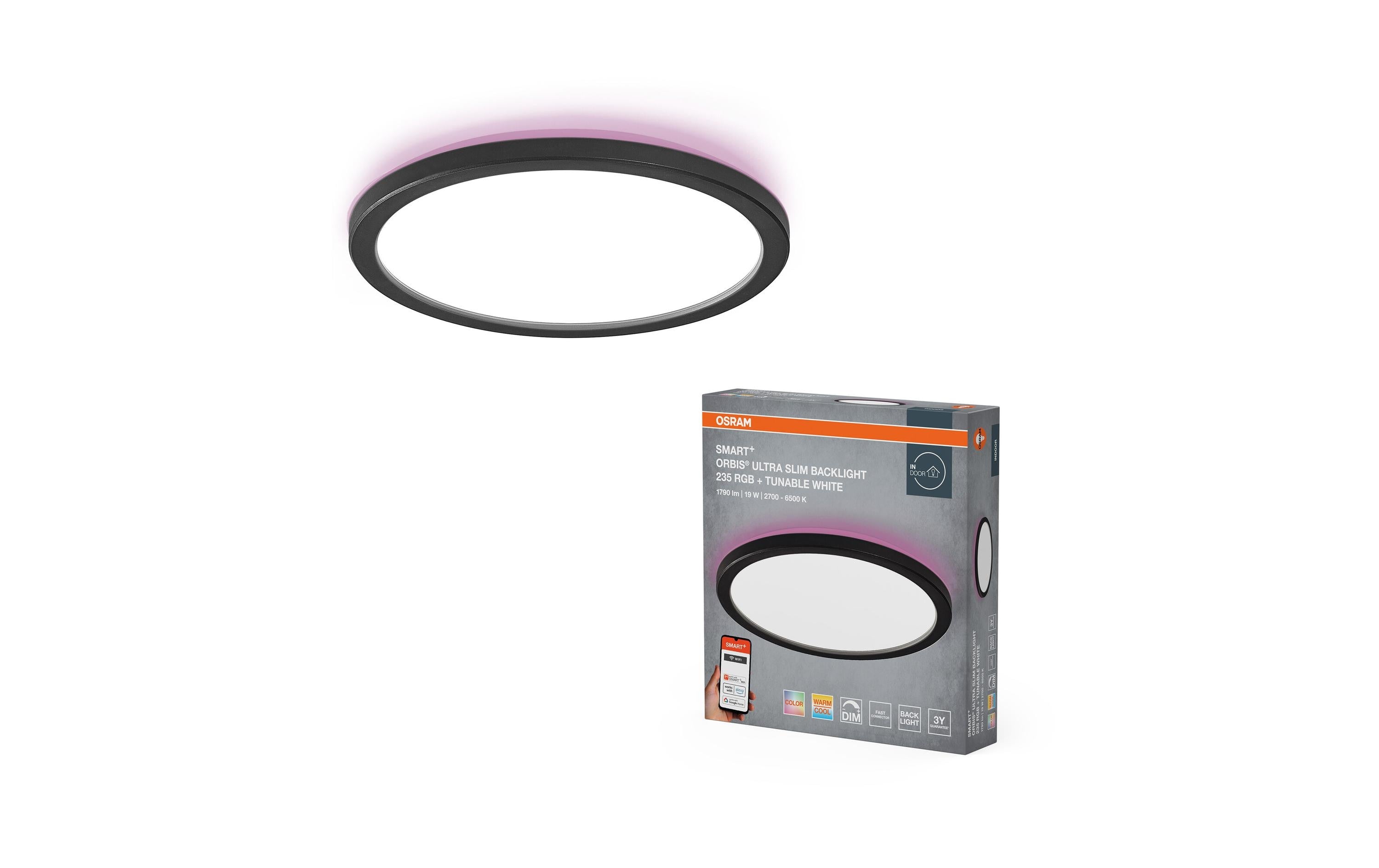Osram SMART+ Orbis Ceiling 235mm BLACK