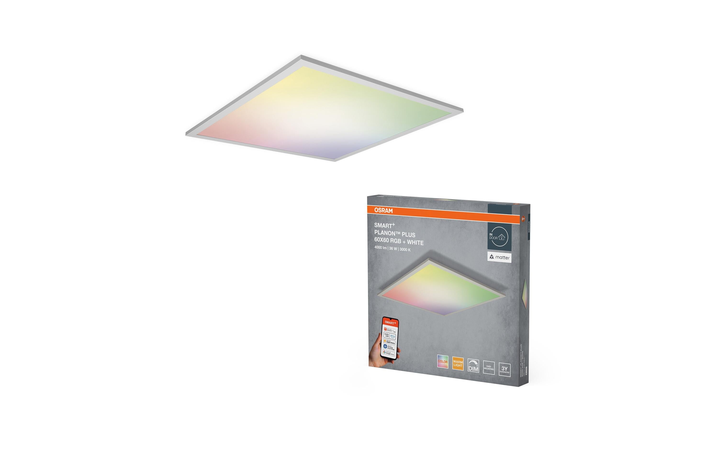 Osram SMART+ planon plus plus Wifi RGBW 60x60