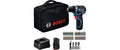 Akku-Bohrschrauber GSR 12V-32 2× GBA 12V 2.0Ah, 36-tlg. Zubehör, Tasche