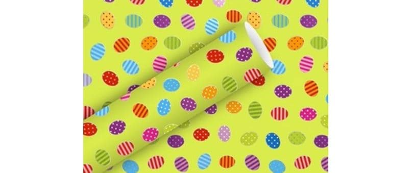 B+C Geschenkpapier Ostereier bunt