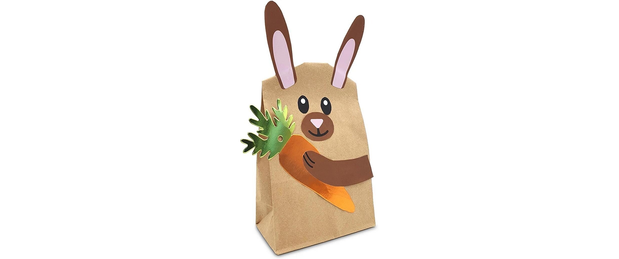B+C Geschenktüte Ostern, Hasi, 12 x 21 x 6 cm, 2 Stk.