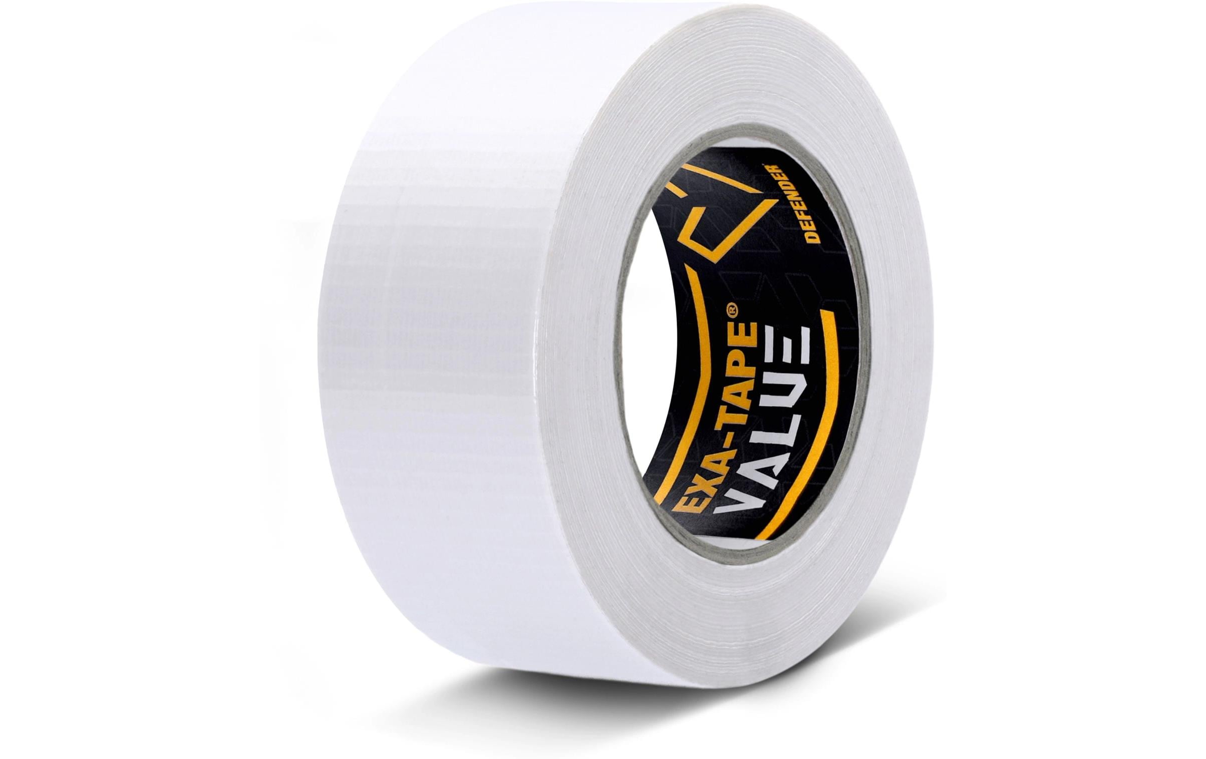 Defender Exa-Tape VALUE W50 Gewebeband Weiss glänzend