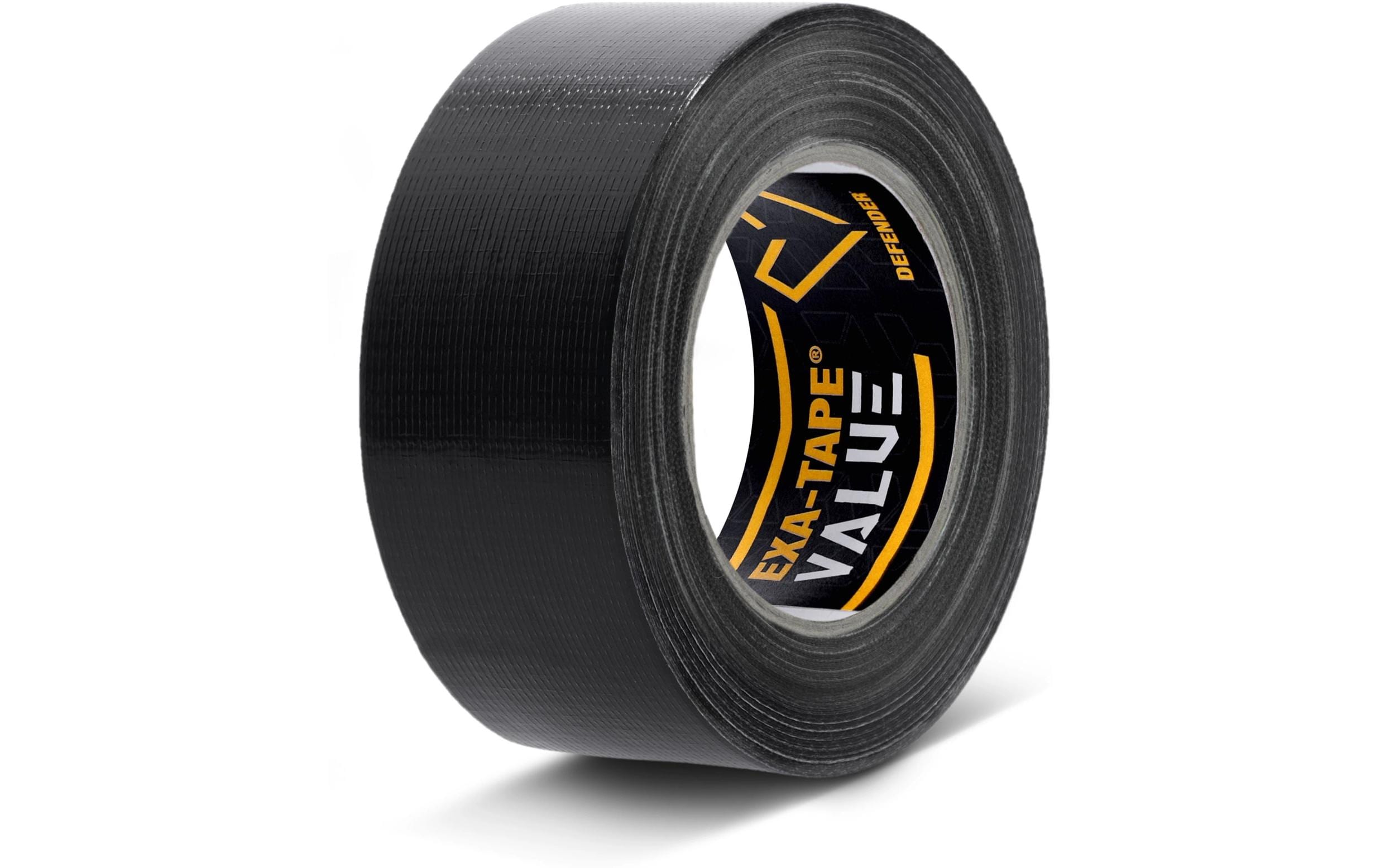 Defender Exa-Tape VALUE B50 BK Gewebeband Schwarz glänzend