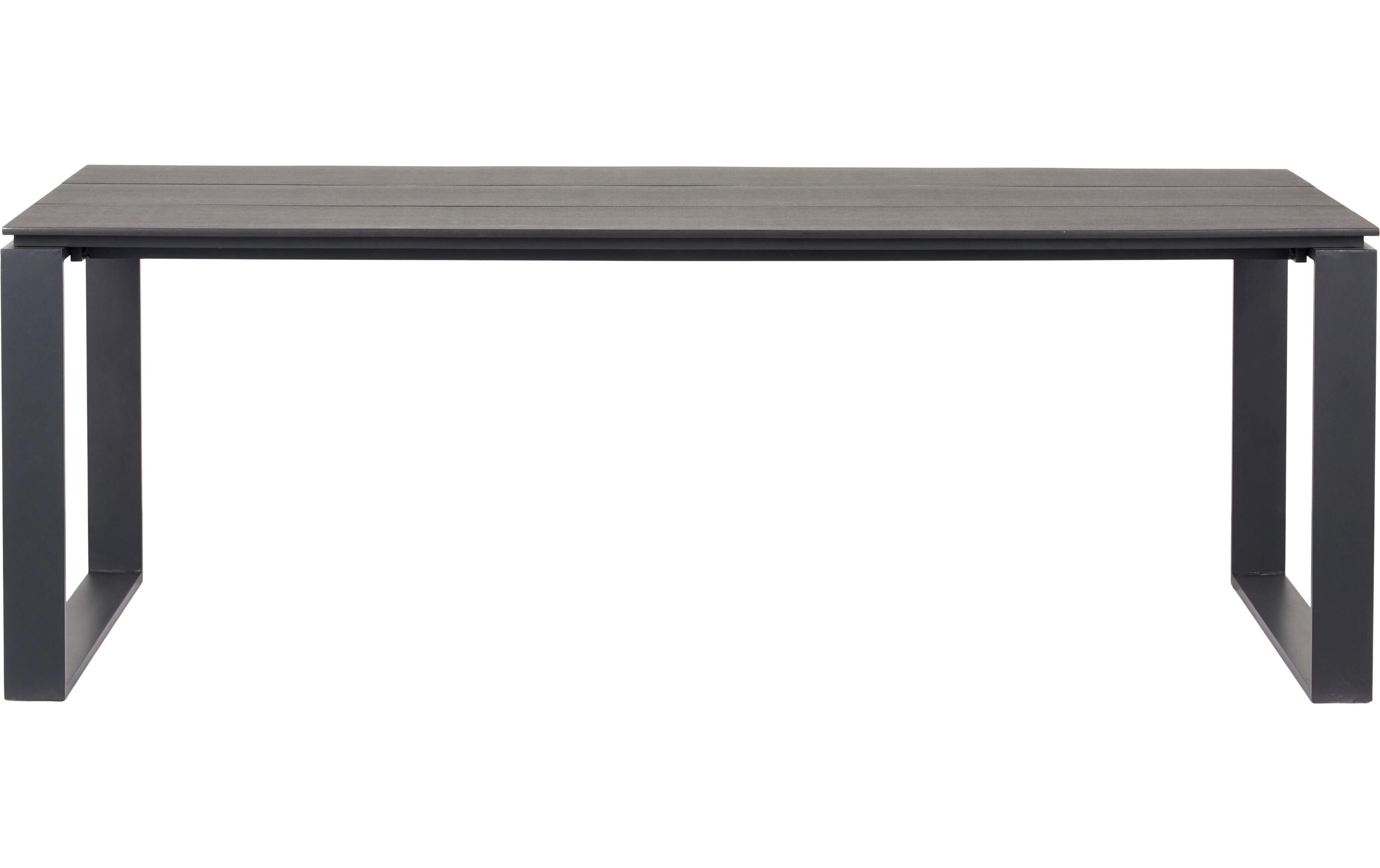 Gartentisch Martinus 210x100cm schwarz