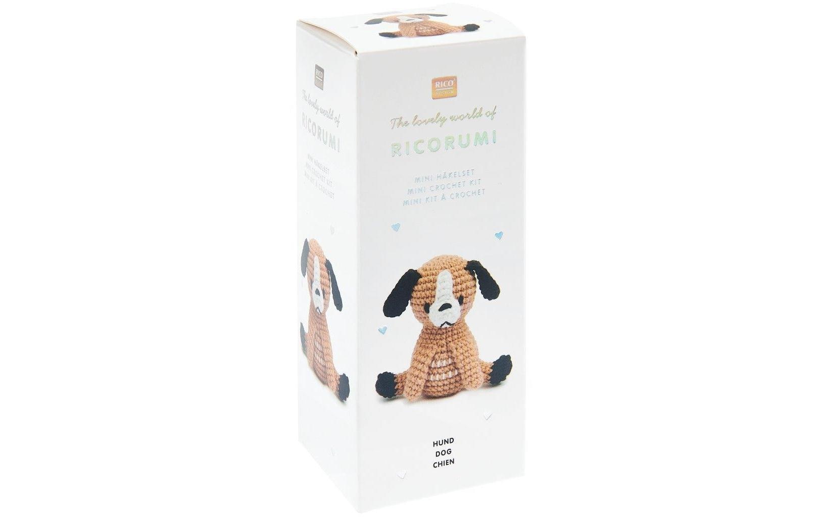 RICO Häkelset Ricorumi Mini Hund