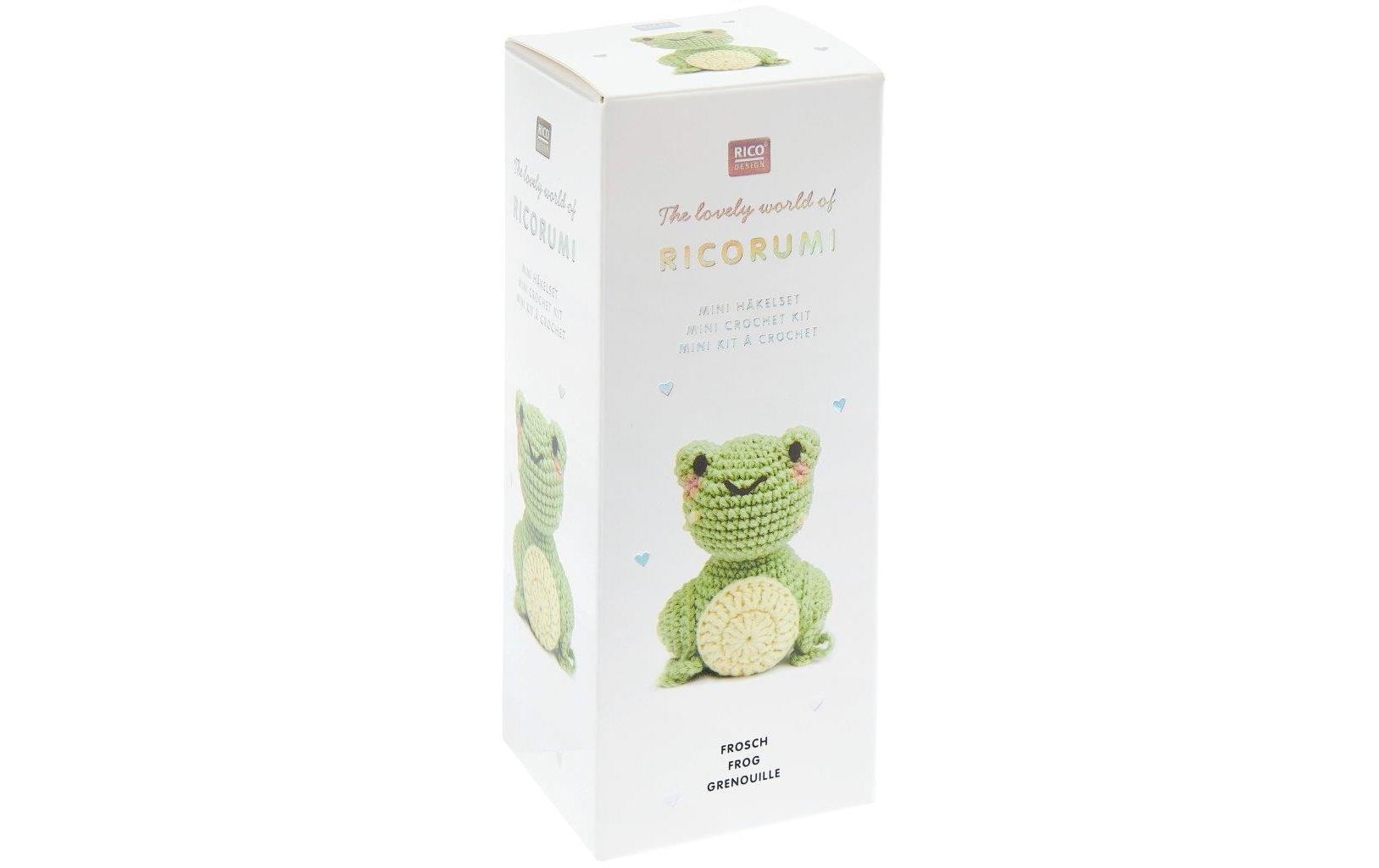 RICO Häkelset Ricorumi Mini Frosch