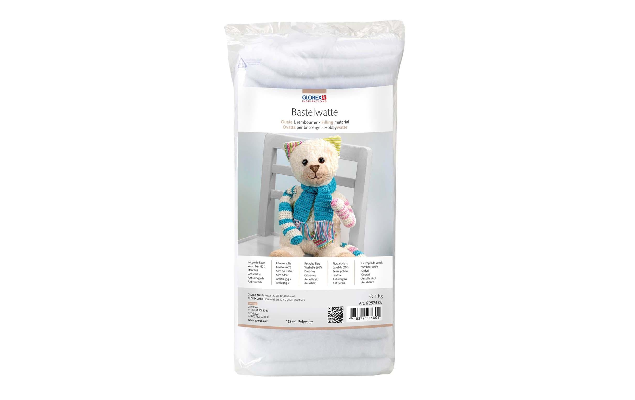Glorex Bastelwatte weiss 1 kg