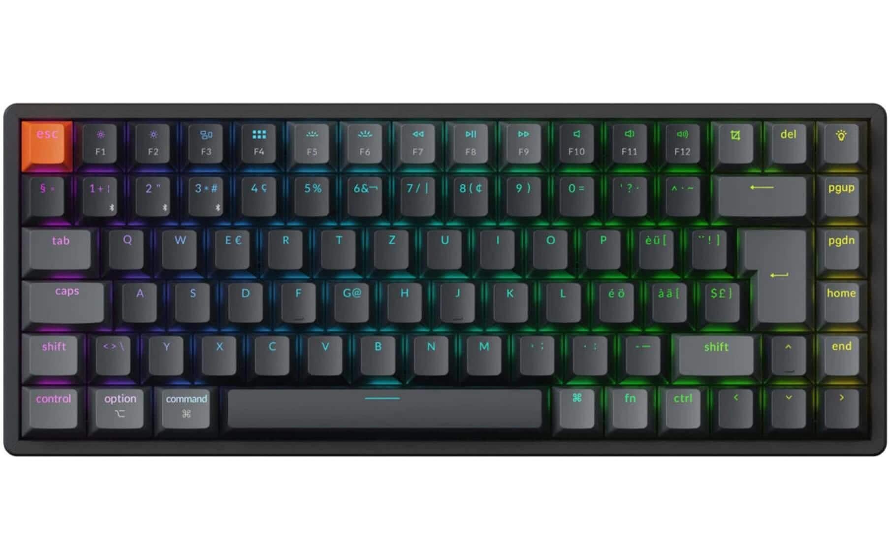 Keychron K2 QMK v3 Red Switch, CH CH QWERTZ, ISO