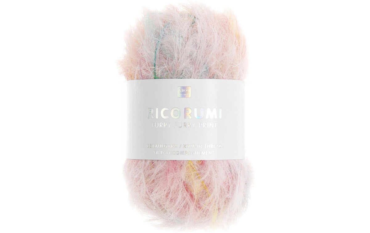 Rico Ricorumi Furry Furry Print pastel 100% PA, 25g / 175m