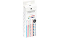 Rico DIY Freundschaftsarmbänder Set 10 x 8 m Stickgarn, Classic Colours