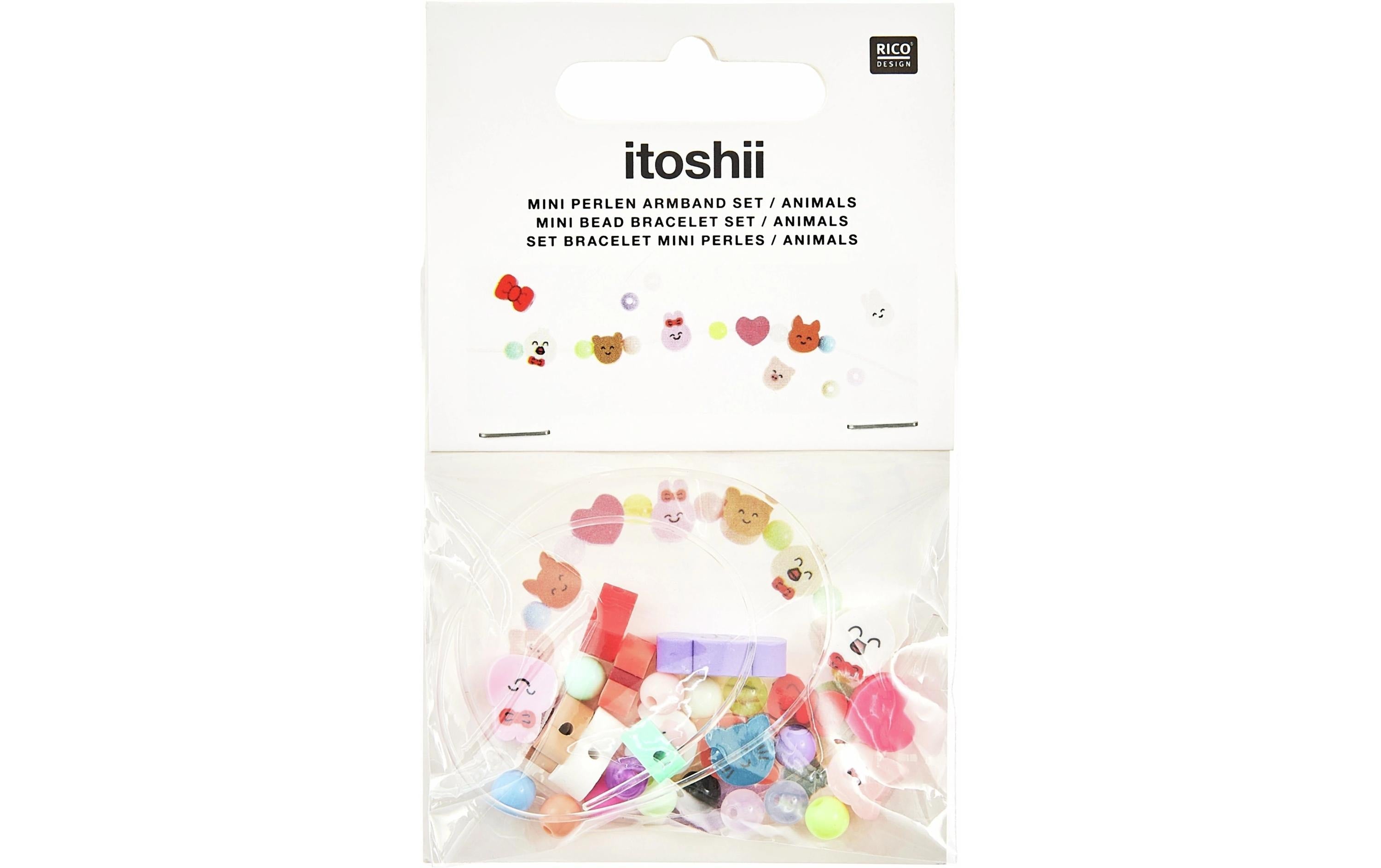 Rico Mini Perlen Armband  Chingu Animals Material für 1 DIY-Armband