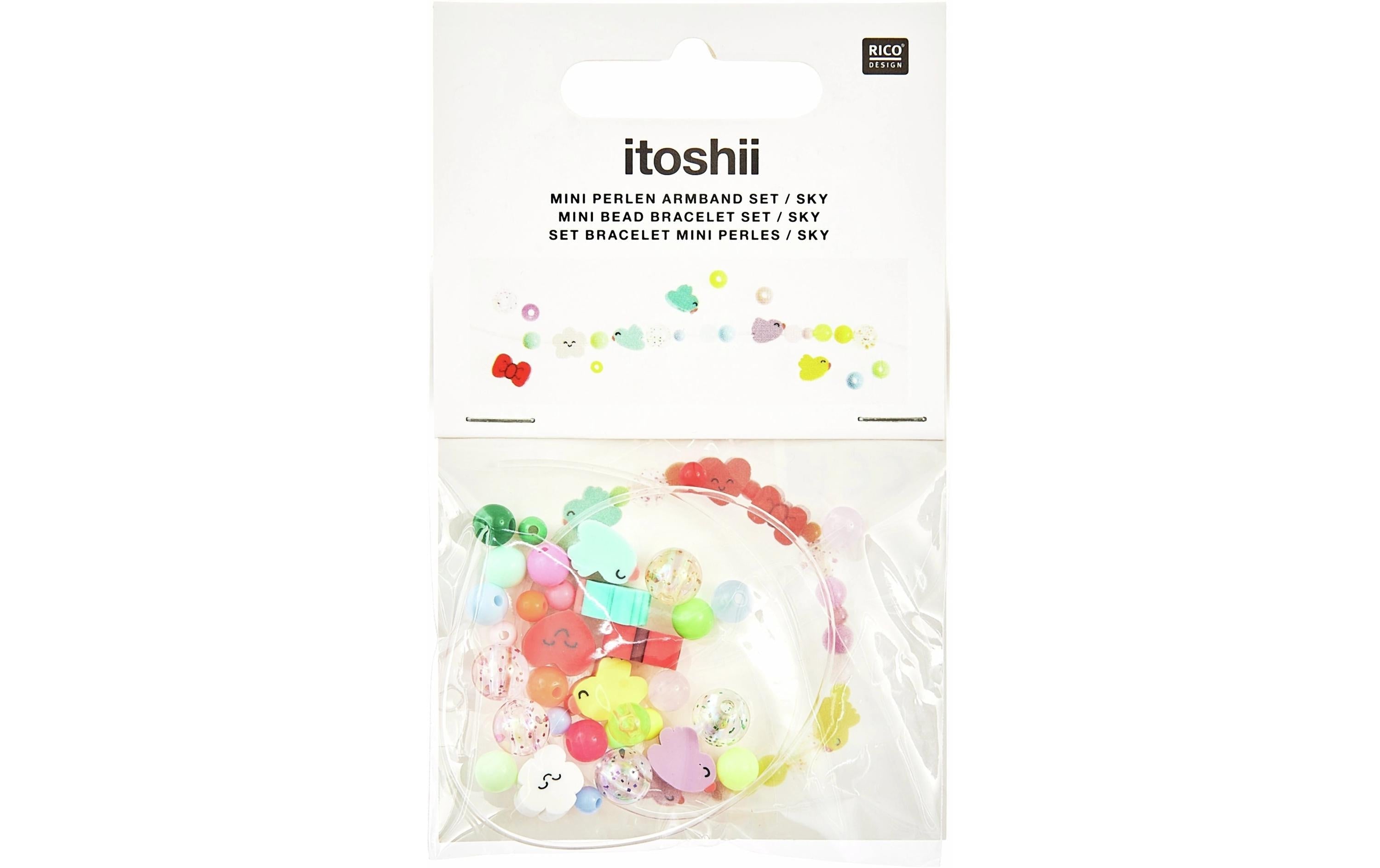 Rico Mini Perlen Armband Set Chingu Sky Material für 1 DIY-Armband