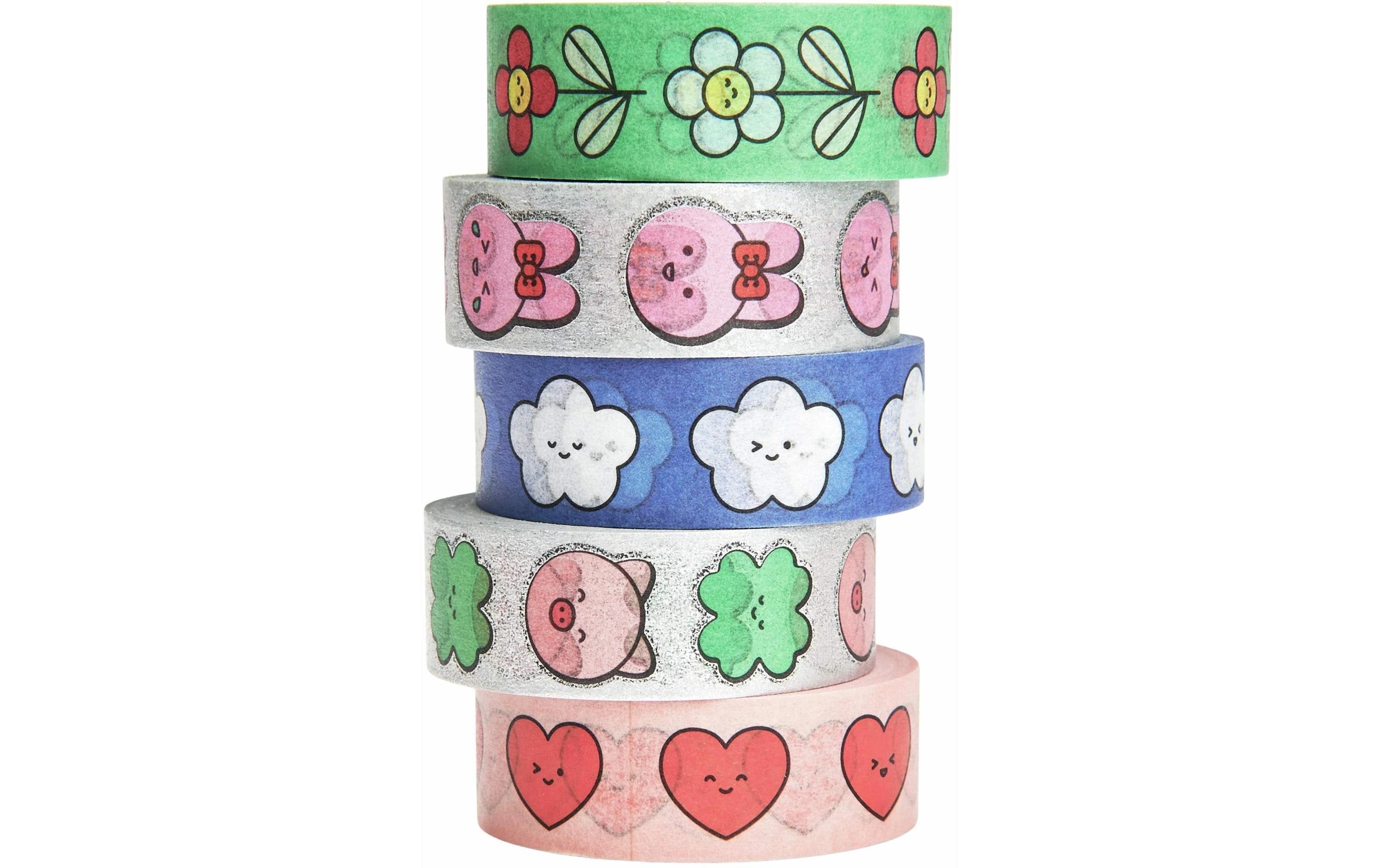 Rico Washi Tape Set Chingu 5 Stk, 1,5 cm x 10 m