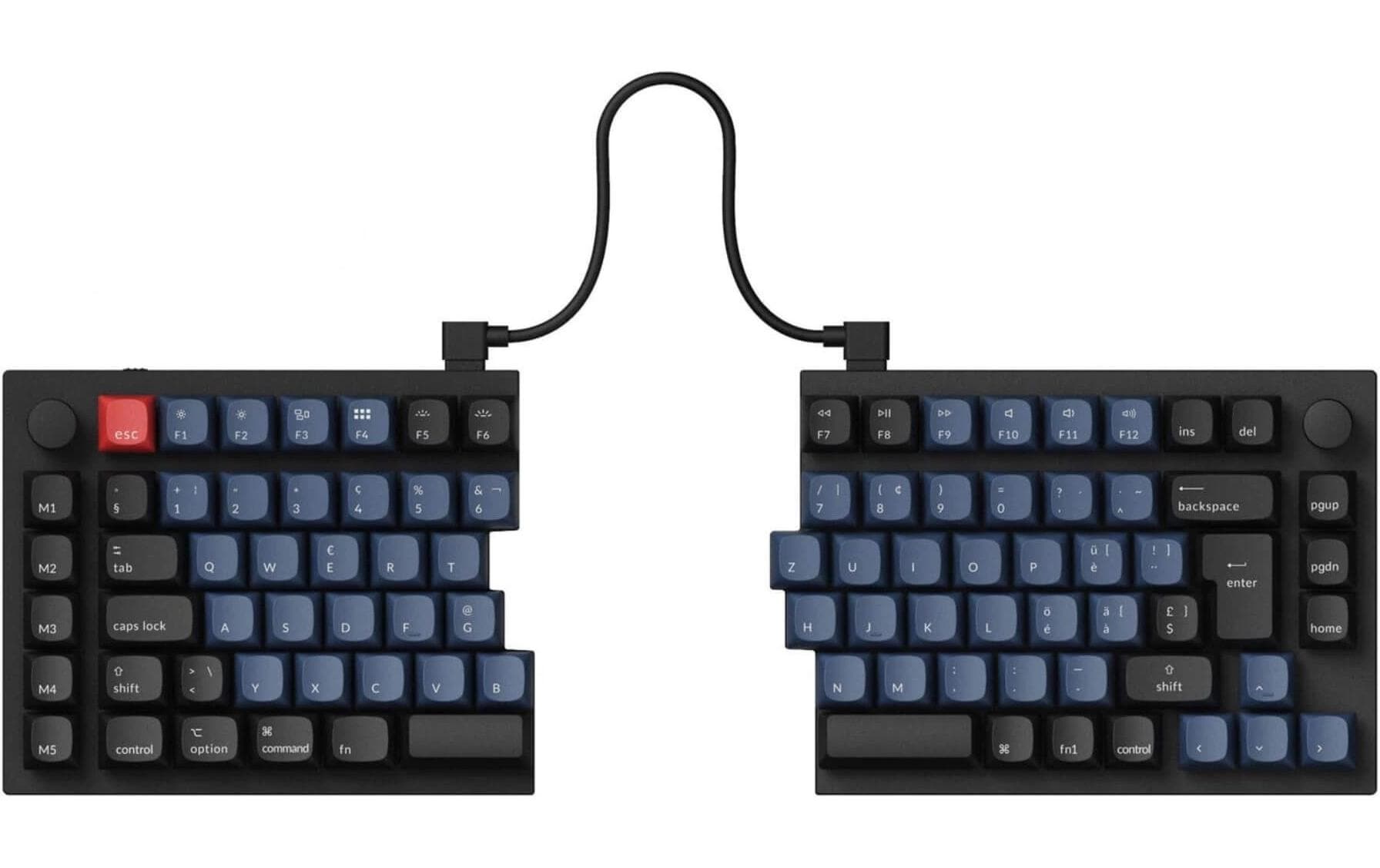 Keychron Q11 Black QMK Red Switch, CH CH QWERTZ, ISO
