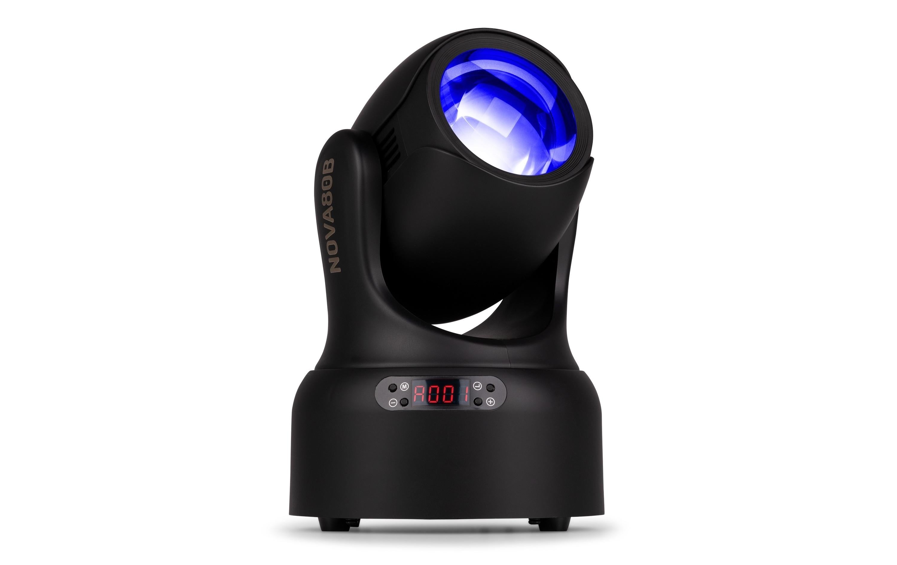 BeamZ NOVA80B-BK Moving Head Beam, 80W, Gobo, DMX, schwarz