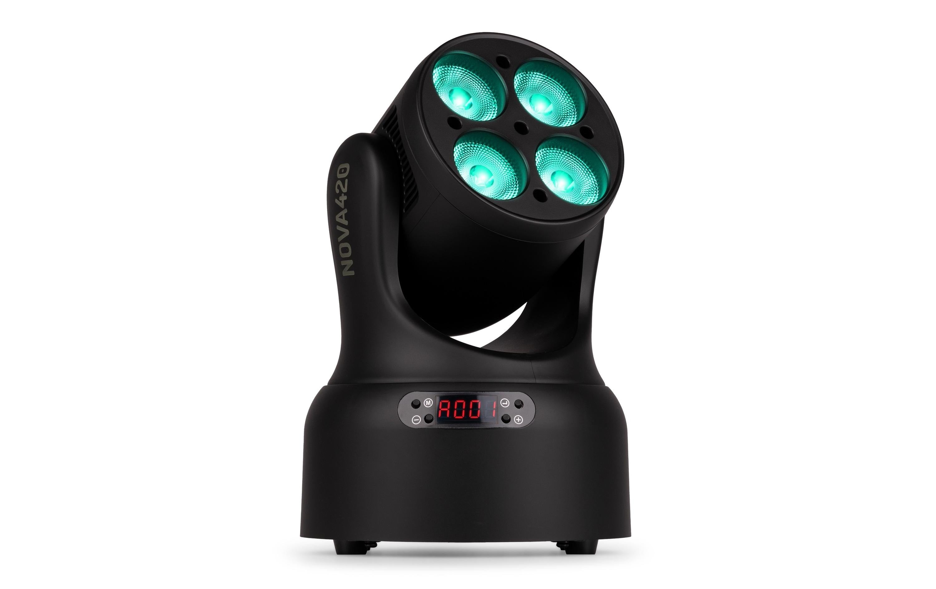 BeamZ NOVA420-BK Moving Head Wash, 4x 20W, RGBW, DMX, BK