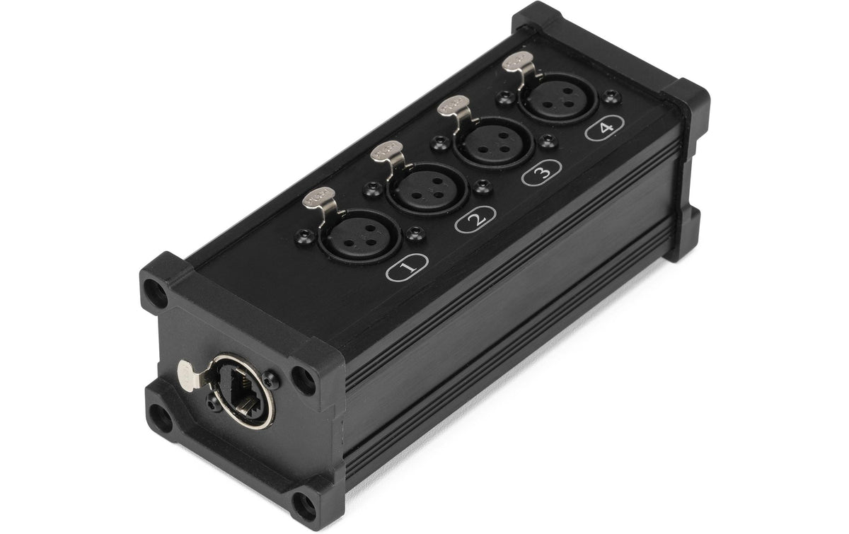 PD Connex CX187 Stage Box, RJ45 zu 4x XLRf 3-Pin