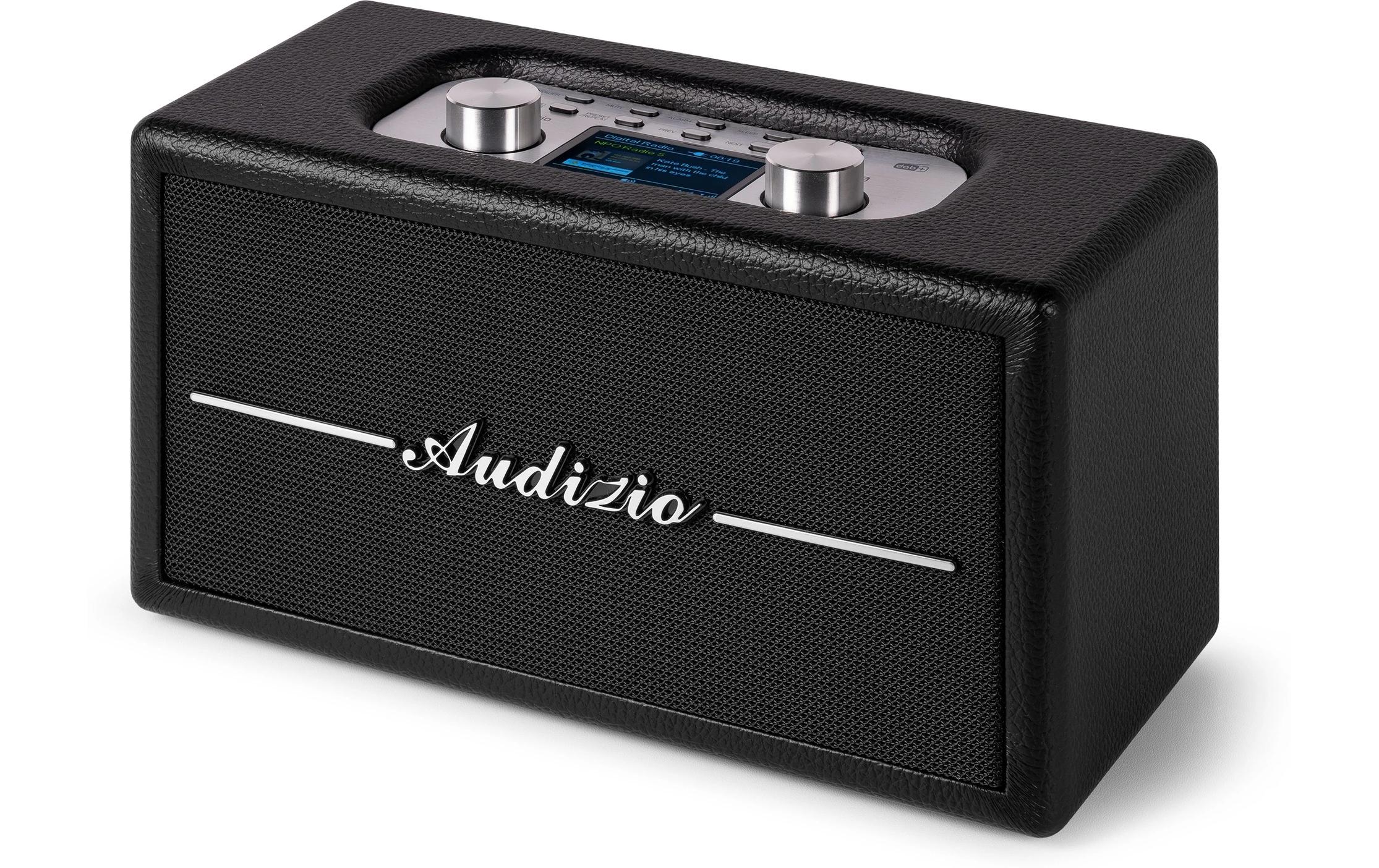 Audizio Tune60-BK Retro Radio, DAB+, BT, USB, schwarz