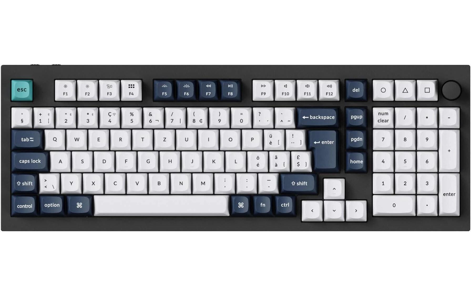 Keychron Q5 Max Black QMK Red Switch, CH CH QWERTZ, ISO