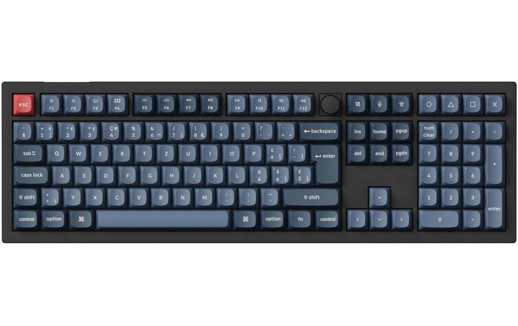 Keychron V6 Max Black Brown Switch, CH CH QWERTZ, ISO
