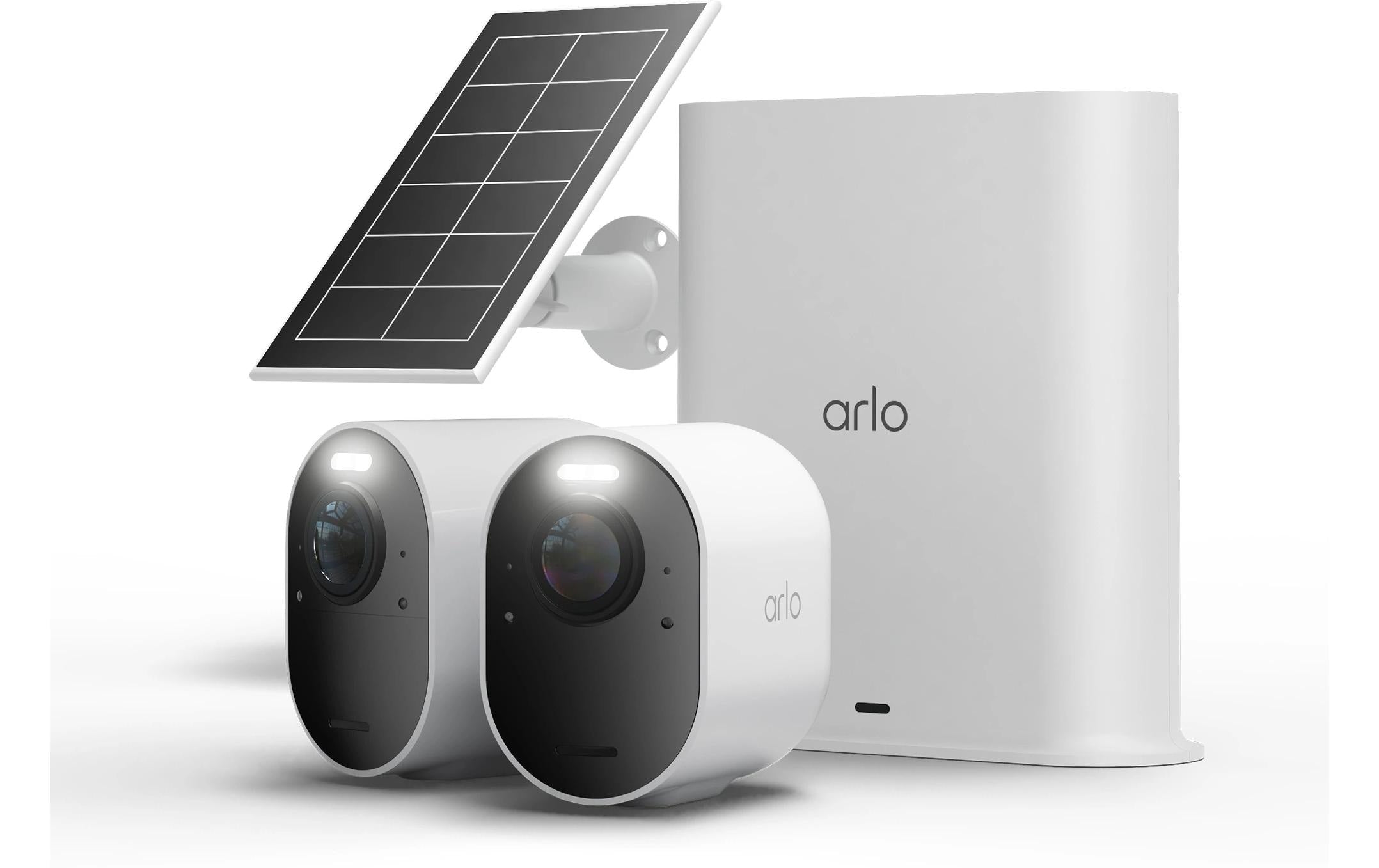 Arlo VMC5250 IP Kamera 2er Set Arlo Ultra 3 4K UHD & Solar Panel