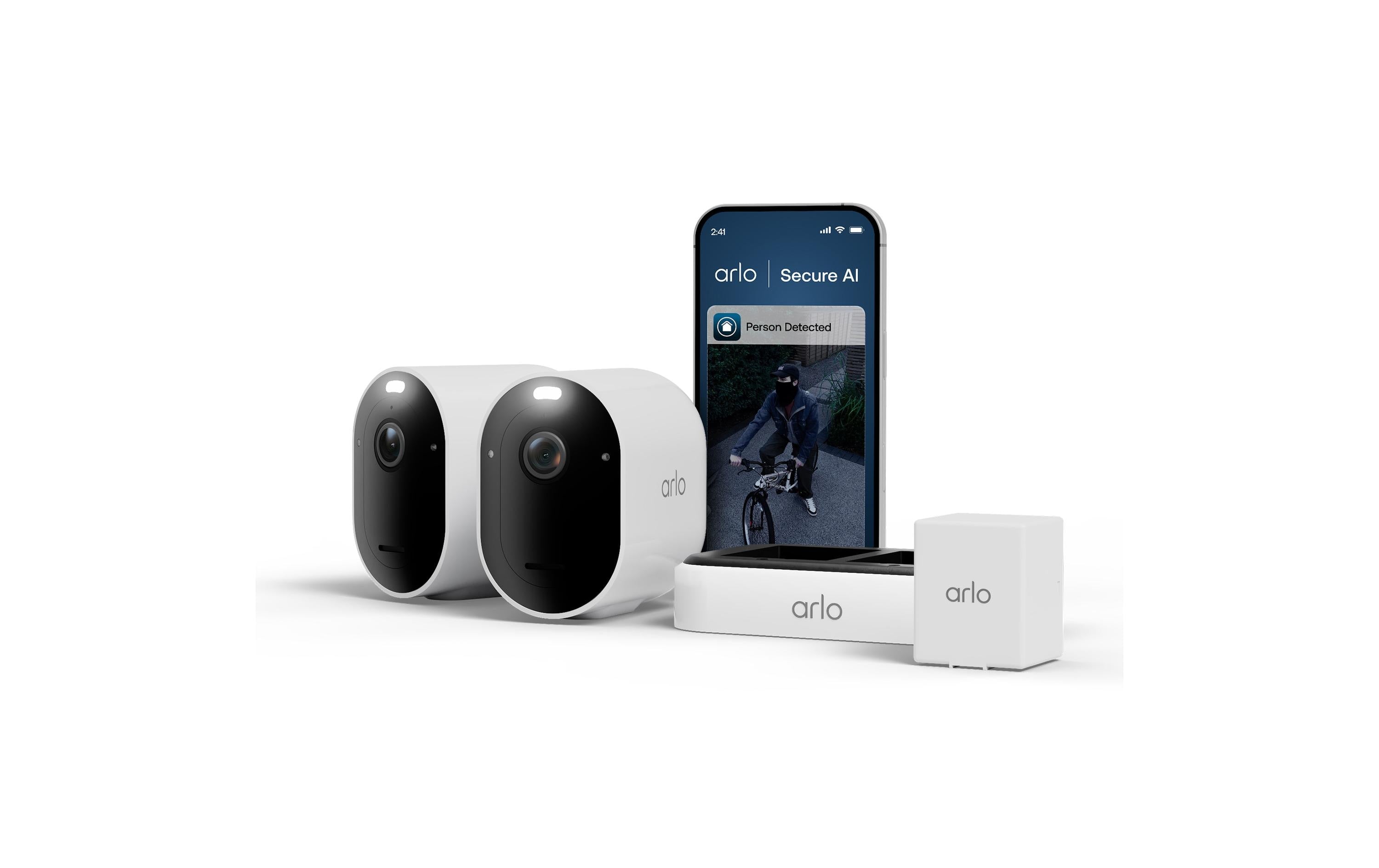 Arlo VMC4270P IP Kamera 2er Set Arlo Pro 6 2K With dual charge & Battery