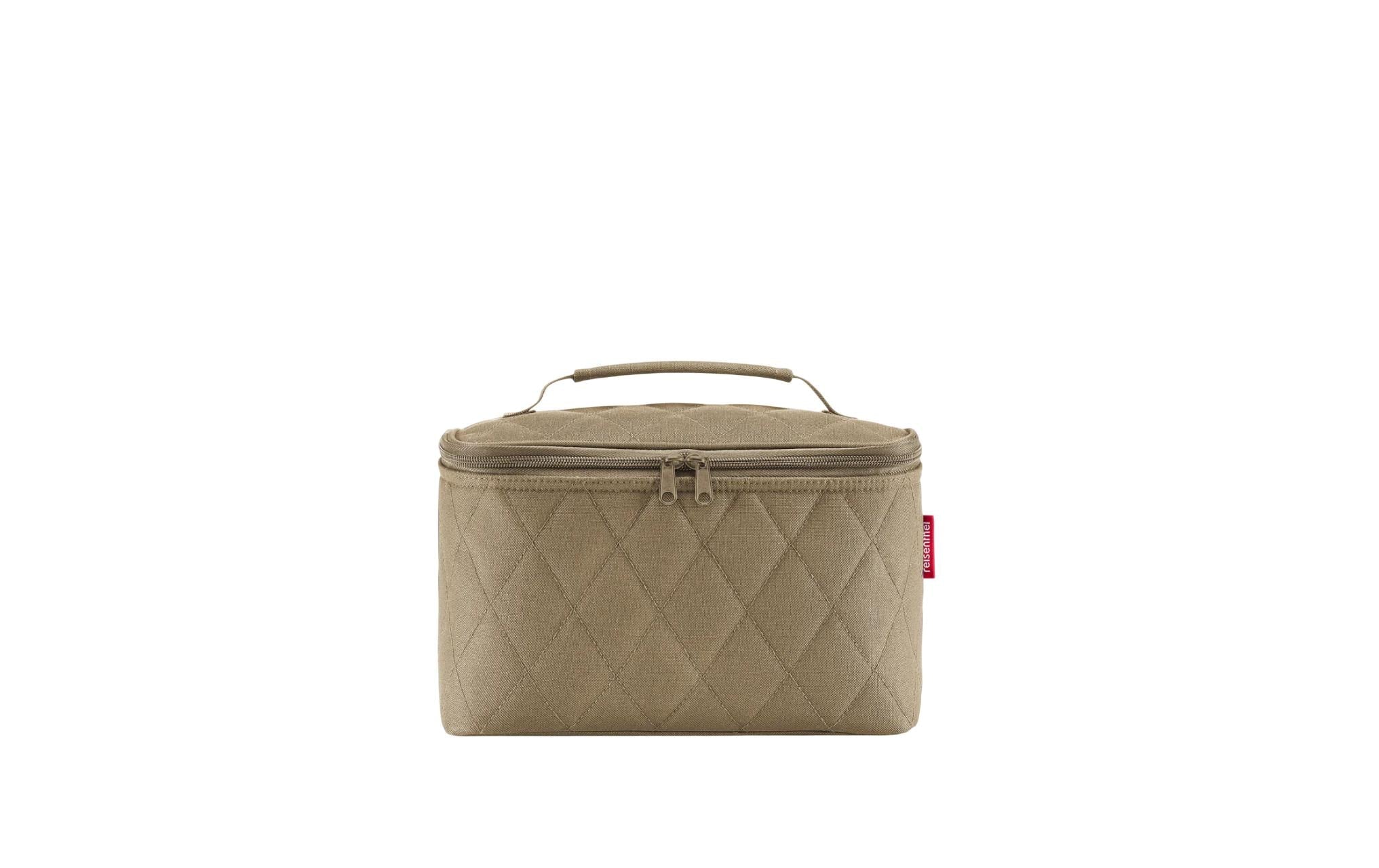 Reisenthel COSMETIC CASE rhombus olive, 28 x 17 x 18 cm