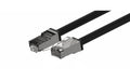 Wirewin Patchkabel: S/FTP, 10m, schwarz Cat.6A, PUR, 6mm, AWG26, Outdoor