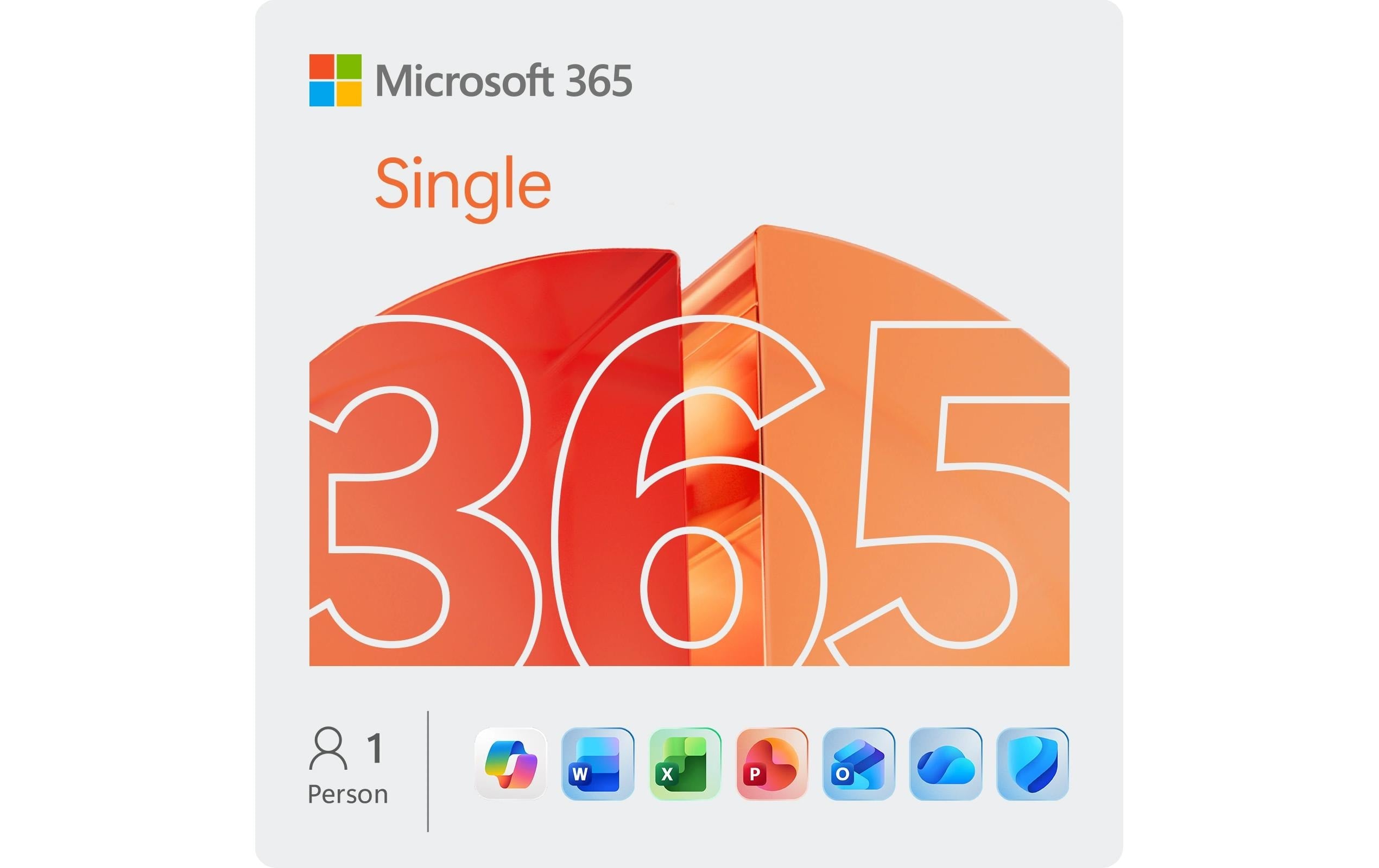 Microsoft 365 Single ESD, Miete, Jahreslizenz, DE,FR,IT