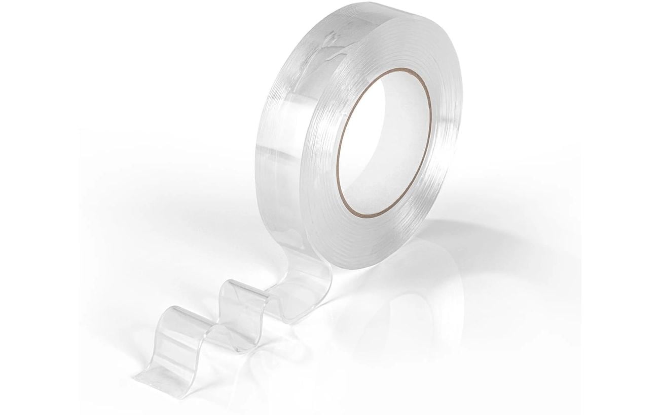 EASYmaxx Spurenloses Klebeband 5m Nano Gel Tape Doppelseitig Spurenlos