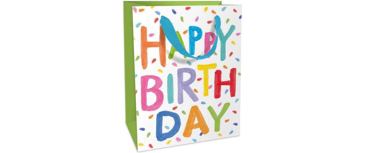 B+C Geschenktasche Happy Birthday Grösse: 12x15x6cm